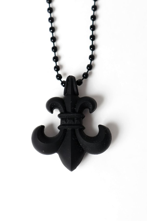 画像2: ★新品 インボイス付 CHROME HEARTS クロムハーツ BSフレア クロスボール シリコンネックレス{-BFS} (2)