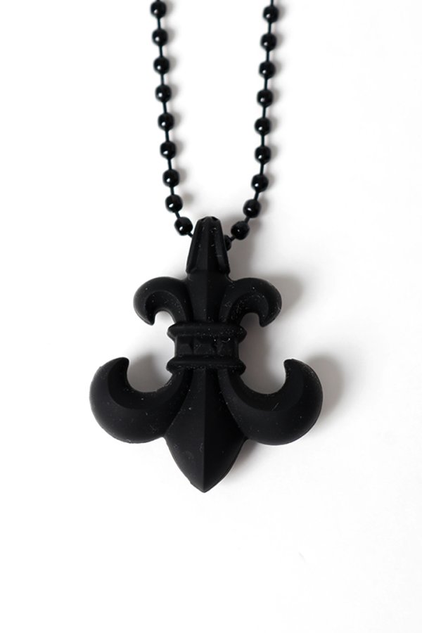 画像3: ★新品 インボイス付 CHROME HEARTS クロムハーツ BSフレア クロスボール シリコンネックレス{-BFS} (3)