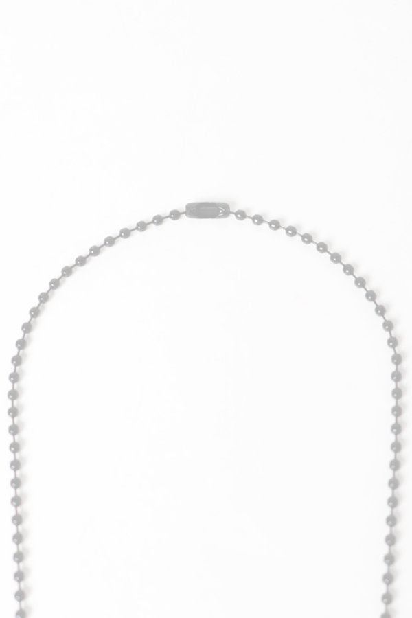 画像4:   CHROME HEARTS クロムハーツ PENDANT-BS FLEUR - SLCN／BSフレア ボールチェーン シリコンネックレス {-BFS}  :CH202604-07-BLK-F  (4)