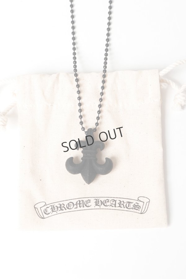 画像5: {SOLD}★新品 インボイス付 CHROME HEARTS クロムハーツ PENDANT-BS FLEUR - SLCN／BSフレア ボールチェーン シリコンネックレス{-BFS} (5)