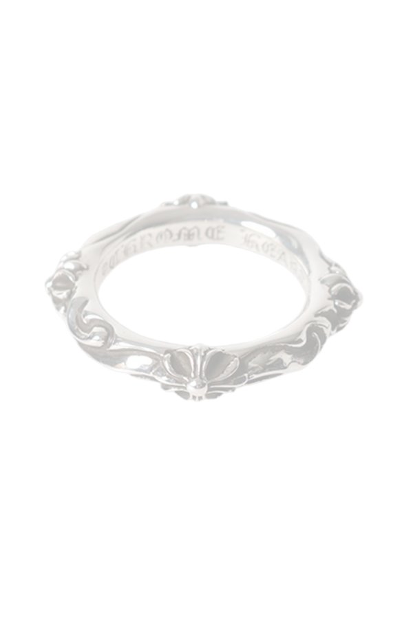 画像1:   CHROME HEARTS クロムハーツ RING-SBT BAND／SBTバンドリング {-BFS}  :CH202606-01-SLV-20  (1)