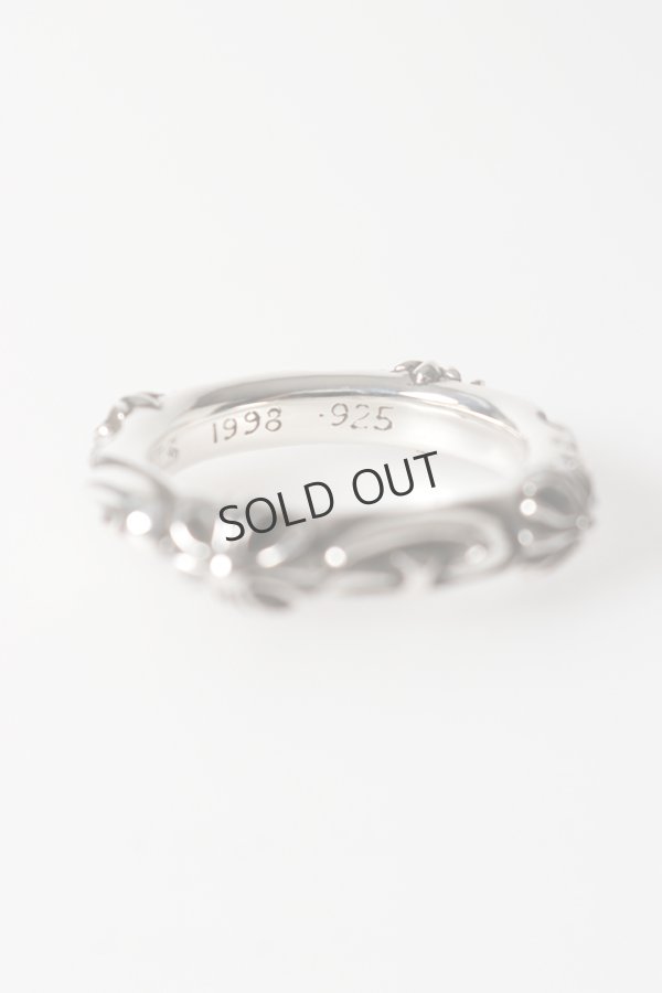 画像4: {SOLD}★新品 インボイス付 CHROME HEARTS クロムハーツ RING-SBT BAND／SBTバンドリング{-BFS} (4)