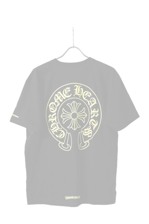 画像1:   CHROME HEARTS クロムハーツ ホースシュー S/S Tシャツ {-BFS}  :CH202606-04  (1)