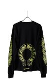 画像1: CHROME HEARTS クロムハーツ ホースシュー L/S Tシャツ{-BFS} (1)