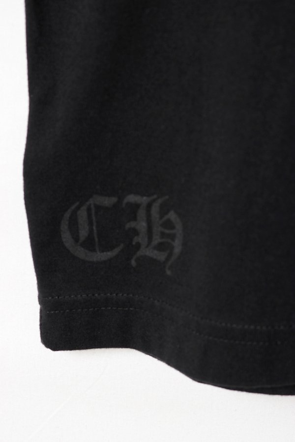 画像4: CHROME HEARTS クロムハーツ ネックロゴ S/S Tシャツ ブラック×ブループリント{-BFS} (4)