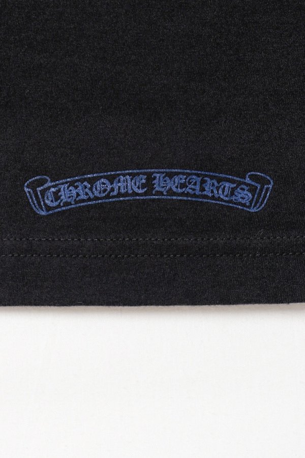 画像6: CHROME HEARTS クロムハーツ ネックロゴ S/S Tシャツ ブラック×ブループリント{-BFS} (6)