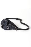 画像2: CHROME HEARTS クロムハーツ ミニスナットパック インディゴデニム×ブラックレザー{-BFS} (2)