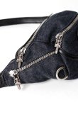 画像4: CHROME HEARTS クロムハーツ ミニスナットパック インディゴデニム×ブラックレザー{-BFS} (4)