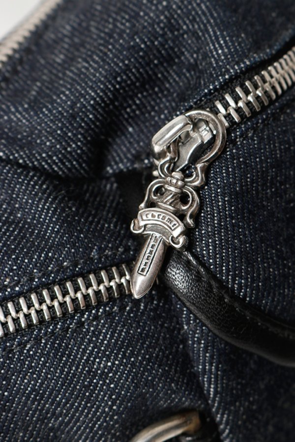画像5: CHROME HEARTS クロムハーツ ミニスナットパック インディゴデニム×ブラックレザー{-BFS} (5)
