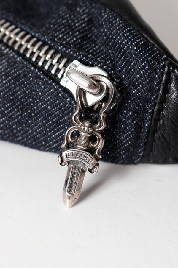 画像7: CHROME HEARTS クロムハーツ ミニスナットパック インディゴデニム×ブラックレザー{-BFS} (7)