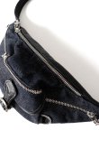 画像8: CHROME HEARTS クロムハーツ ミニスナットパック インディゴデニム×ブラックレザー{-BFS} (8)