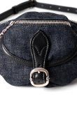 画像9: CHROME HEARTS クロムハーツ ミニスナットパック インディゴデニム×ブラックレザー{-BFS} (9)