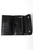 画像5: CHROME HEARTS クロムハーツ WALLET-WAVE-BLK HVY WT LTHR／ウェーブウォレット{-BFS} (5)