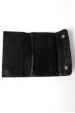 画像7: CHROME HEARTS クロムハーツ WALLET-WAVE-BLK HVY WT LTHR／ウェーブウォレット{-BFS} (7)