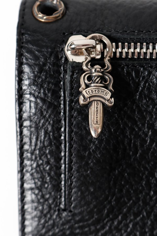 画像9: CHROME HEARTS クロムハーツ WALLET-WAVE-BLK HVY WT LTHR／ウェーブウォレット{-BFS} (9)