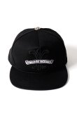 画像2: CHROME HEARTS クロムハーツ HAT-BSBL CAP-DENIM-CH FLR-SCROLL LABEL{-BFS} (2)