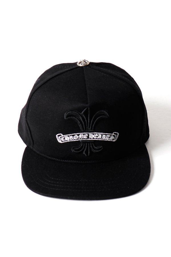 画像2: CHROME HEARTS クロムハーツ HAT-BSBL CAP-DENIM-CH FLR-SCROLL LABEL{-BFS} (2)