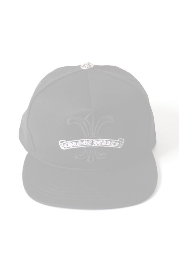 画像2: CHROME HEARTS クロムハーツ HAT-BSBL CAP-DENIM-CH FLR-SCROLL LABEL{-BFS} (2)
