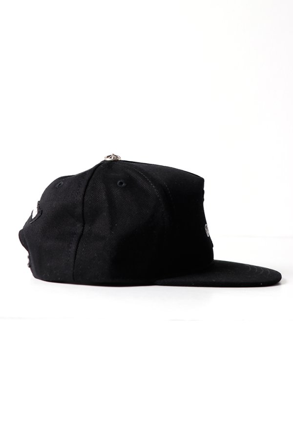 画像3: CHROME HEARTS クロムハーツ HAT-BSBL CAP-DENIM-CH FLR-SCROLL LABEL{-BFS} (3)