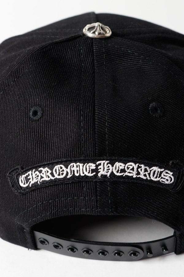 画像5: CHROME HEARTS クロムハーツ HAT-BSBL CAP-DENIM-CH FLR-SCROLL LABEL{-BFS} (5)