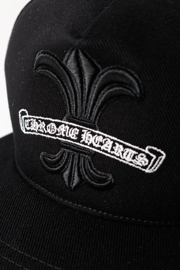 画像6: CHROME HEARTS クロムハーツ HAT-BSBL CAP-DENIM-CH FLR-SCROLL LABEL{-BFS} (6)