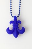 画像2: CHROME HEARTS クロムハーツ PENDANT-BS FLEUR-SLCM／BSフレア ボールチェーン シリコンネックレス{-BFS} (2)