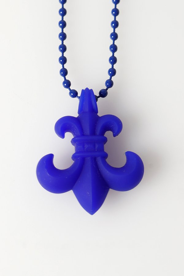 画像2: CHROME HEARTS クロムハーツ PENDANT-BS FLEUR-SLCM／BSフレア ボールチェーン シリコンネックレス{-BFS} (2)