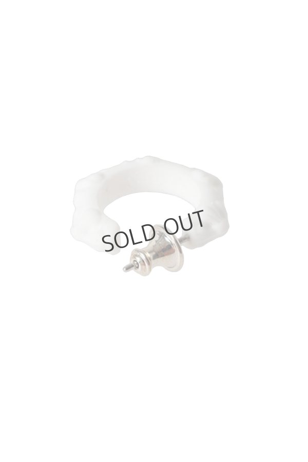 画像2: {SOLD}★海外買付 新品 インボイス付 CHROME HEARTS クロムハーツ PC-HOOP-CROSS-SLCN／ピアス{-BFS} (2)