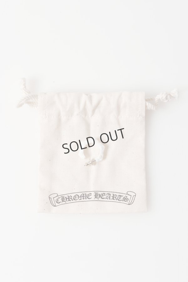 画像5: {SOLD}★海外買付 新品 インボイス付 CHROME HEARTS クロムハーツ PC-HOOP-CROSS-SLCN／ピアス{-BFS} (5)
