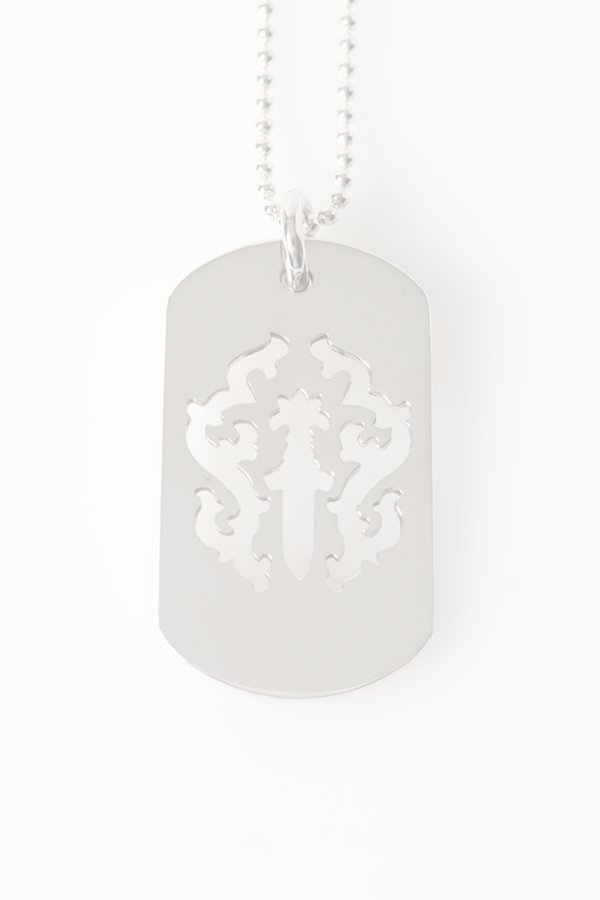 画像2: CHROME HEARTS クロムハーツ DOG TG-DAGGER-SLV-Ncklce／ダガー ドッグタグ ペンダント{-BFS} (2)