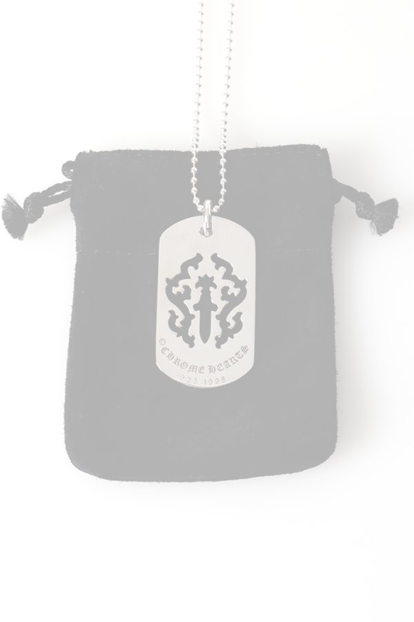 画像7: CHROME HEARTS クロムハーツ DOG TG-DAGGER-SLV-Ncklce／ダガー ドッグタグ ペンダント{-BFS} (7)