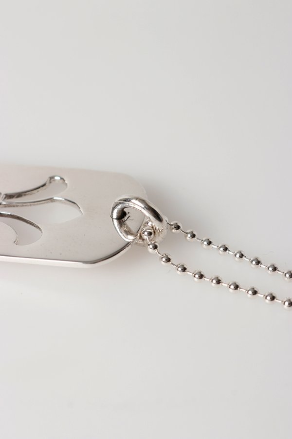 画像5: CHROME HEARTS クロムハーツ DOG TG-CH FLEUR-SLV-Ncklce／フレア ドッグタグ ペンダント{-BFS} (5)