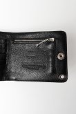 画像6: ★新品 インボイス付 CHROME HEARTS クロムハーツ WALLET-1 SNAP BLK HVY WT LTHR-／ワンスナップクロスボタン レザーウォレット{-BFS} (6)