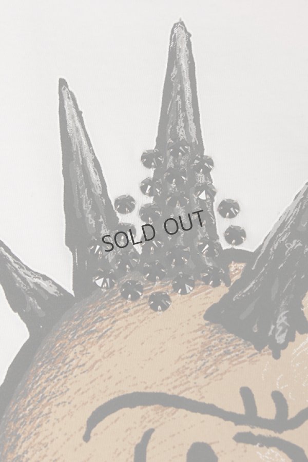 画像4: {SOLD}DOMREBEL ドムレーベル CHUCK T-SHIRT ブラックスワロフスキー{-AHS} (4)