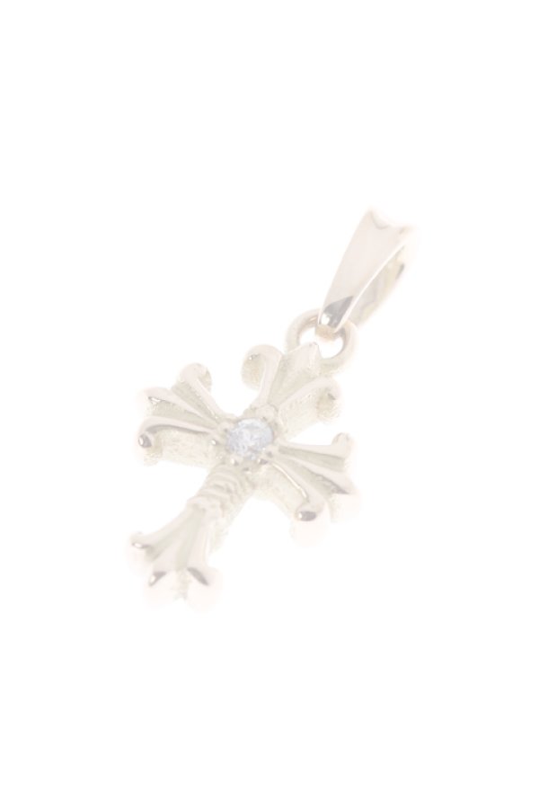 画像2:   TRAVIS WALKER トラヴィスワーカー MINI DOUBLE CROSS CHARM 18K YELLOW GOLD w/CENTER DIAMOND {-AIA}  :CHY108-D-GLD-F  (2)