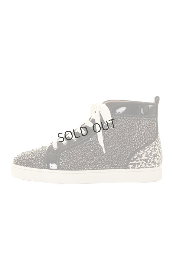 画像1: {SOLD}christian louboutin クリスチャン ルブタン Sneaker{CL-201706-02-BLK-AGS} (1)