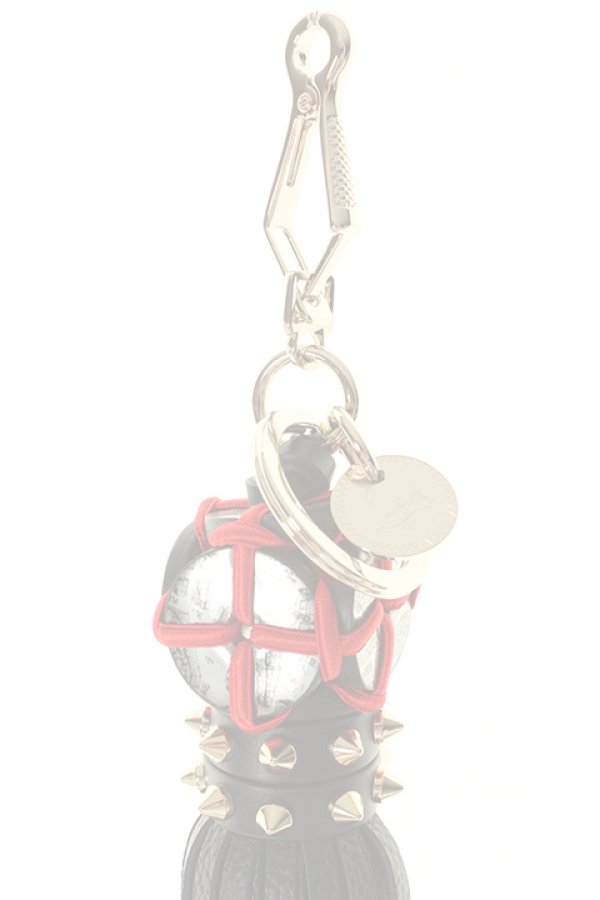 画像2:  {SOLD} christian louboutin クリスチャン ルブタン Bag Charm{CL-201706-07-BLK-AGS} (2)