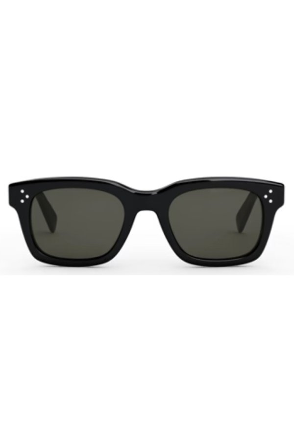 画像1: CELINE セリーヌ ブラックフレーム 41 サングラス / アセテート CELINE 3 DOTS Acetate Sunglasses{E-} (1)