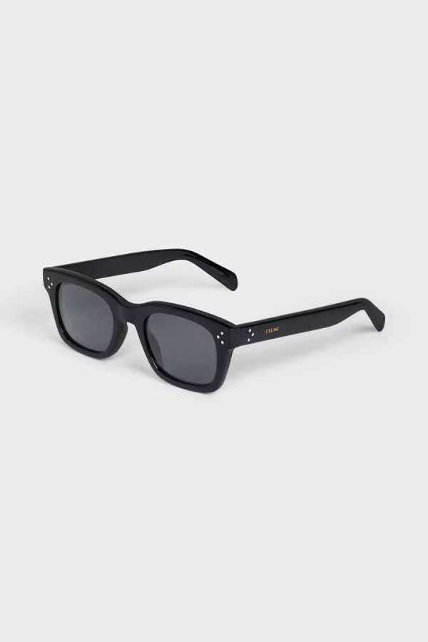 画像6: CELINE セリーヌ ブラックフレーム 41 サングラス / アセテート CELINE 3 DOTS Acetate Sunglasses{E-} (6)