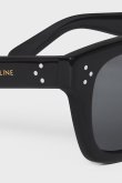 画像8: CELINE セリーヌ ブラックフレーム 41 サングラス / アセテート CELINE 3 DOTS Acetate Sunglasses{E-} (8)