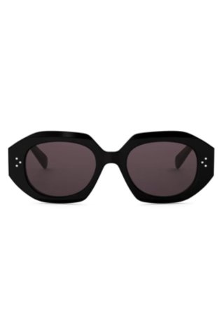 CELINE セリーヌ アセテート　サングラス ブラック CELINE セリーヌ ブラックフレーム 60 サングラス / アセテート CELINE