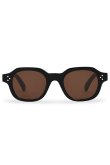 画像1: CELINE セリーヌ ブラックフレーム 60 サングラス / アセテート CELINE 3 DOTS HD Acetate Sunglasses (1)