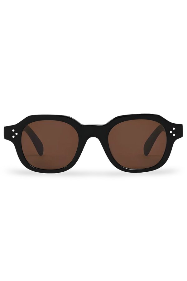 画像1: CELINE セリーヌ ブラックフレーム 60 サングラス / アセテート CELINE 3 DOTS HD Acetate Sunglasses (1)