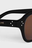 画像3: CELINE セリーヌ ブラックフレーム 60 サングラス / アセテート CELINE 3 DOTS HD Acetate Sunglasses (3)