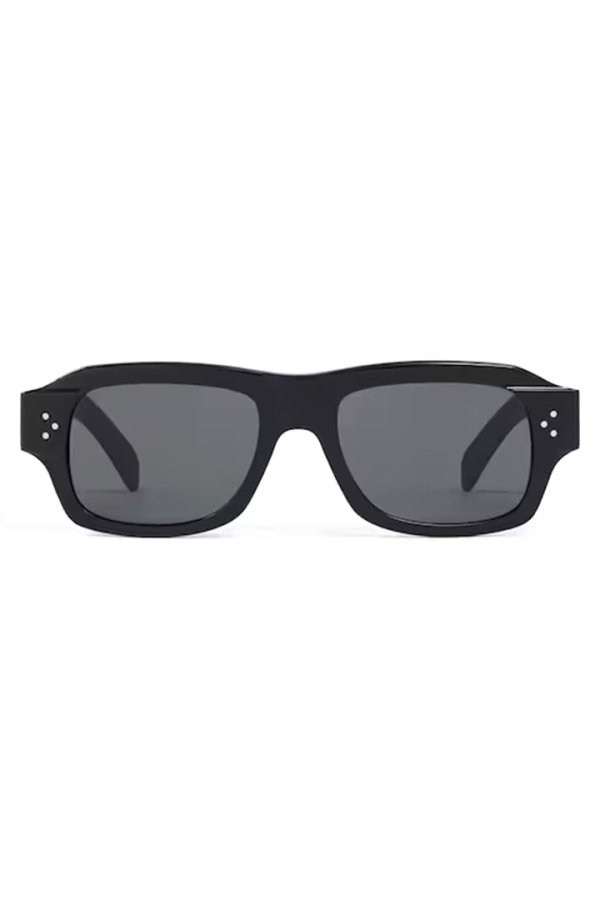 画像1: CELINE セリーヌ ブラックフレーム 61 サングラス / アセテート CELINE 3 DOTS HD Acetate Sunglasses (1)