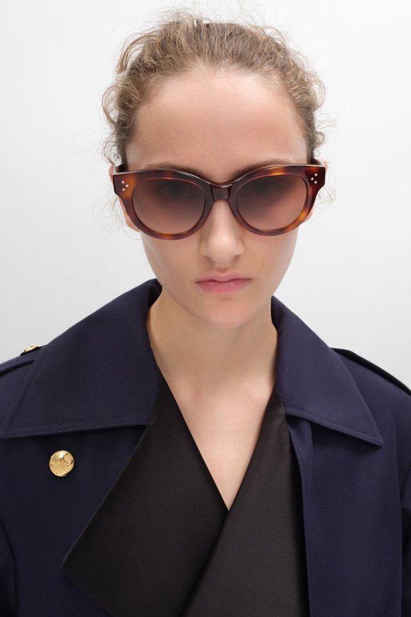 画像4: CELINE セリーヌ CELINE 3 DOTS Acetate Sunglasses (4)