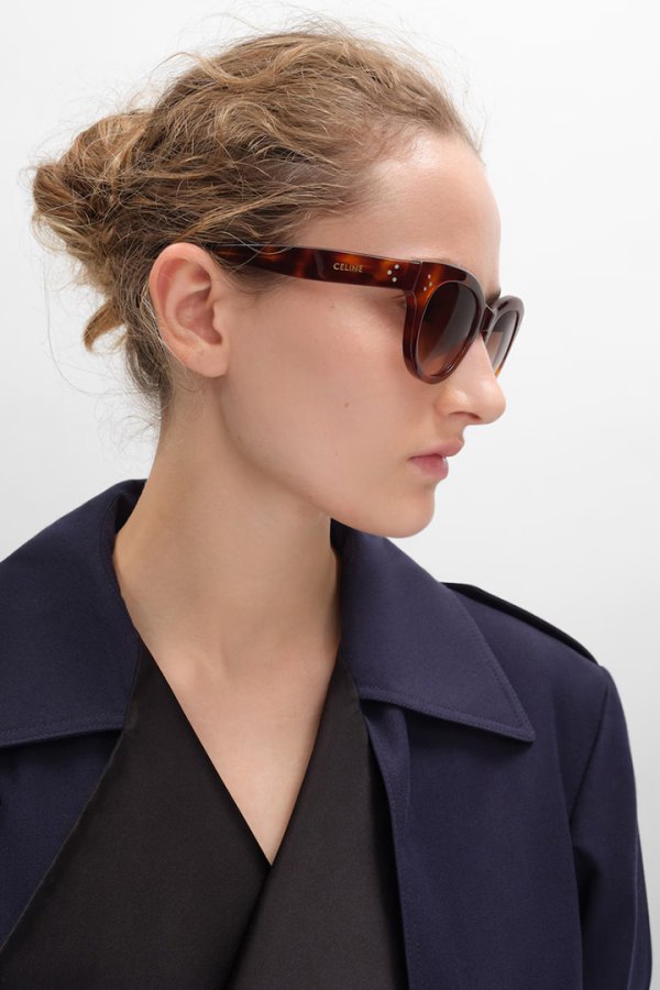 画像5: CELINE セリーヌ CELINE 3 DOTS Acetate Sunglasses (5)