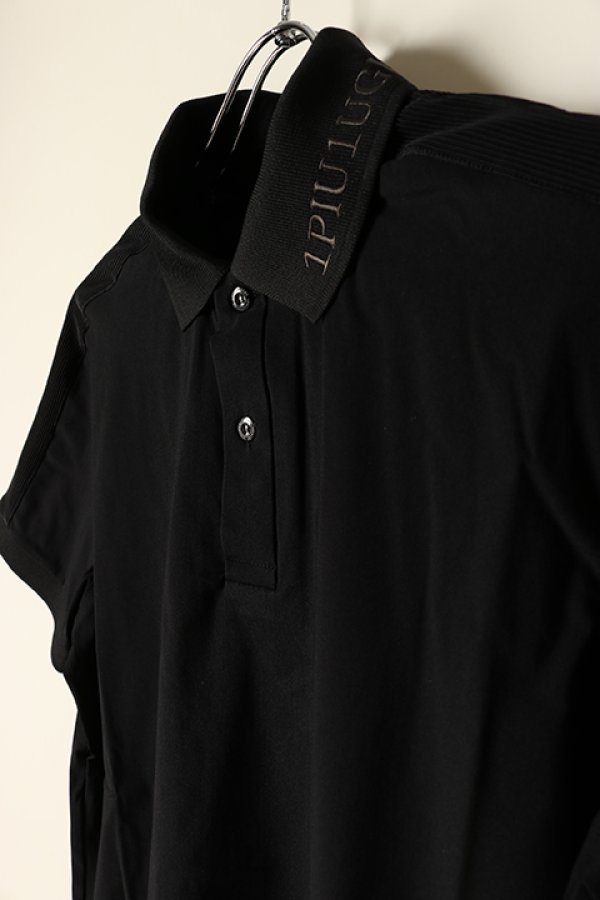 画像5: 1piu1uguale3 ウノピゥウノウグァーレトレ 113 SPORT LUXE POLO 113 BLACK LOGO{-BCS} (5)