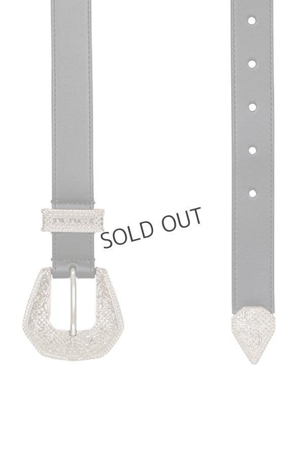 画像4: {SOLD}BALMAIN バルマン ウェスタン レザーベルト{-BDS} (4)
