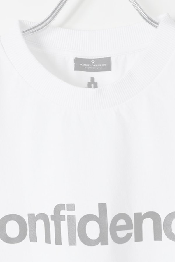 画像3:  {SOLD} MARCELO BURLON マルセロ ブロン CONFIDENCIAL BASIC T-SHIRT{CMAS20-015-0110-BJS} (3)